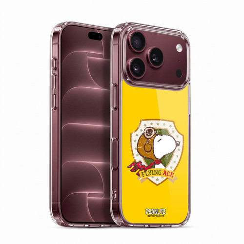 Peanuts The Many Faces Of Snoopy Flying Ace Soft Gel Case for Apple iPhone 18 Pro