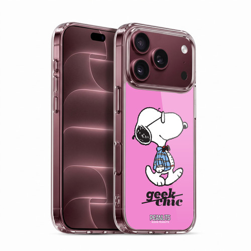 Peanuts The Many Faces Of Snoopy Joe Preppy Soft Gel Case for Apple iPhone 18 Pro