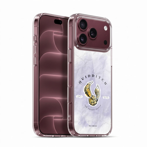 Harry Potter Deathly Hallows XVII Quidditch Golden Snitch Soft Gel Case for Apple iPhone 18 Pro Max