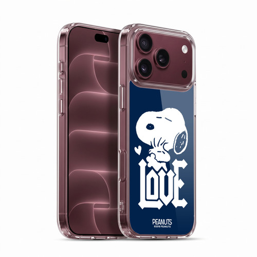 Peanuts Rock Tees Snoopy Woodstock Love Soft Gel Case for Apple iPhone 18 Pro Max