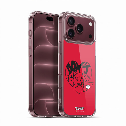 Peanuts Sealed With A Kiss Don't Break My Heart Soft Gel Case for Apple iPhone 18 Pro Max