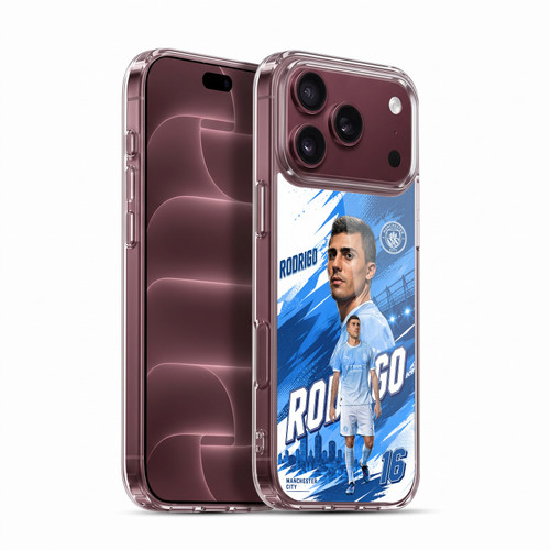 Manchester City Man City FC 2026/27 First Team Rodrigo Soft Gel Case for Apple iPhone 18 Pro Max