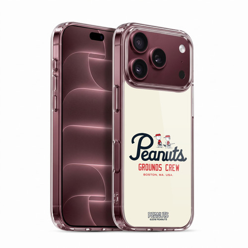 Peanuts Varsity Sports Boston Grounds Crew Soft Gel Case for Apple iPhone 18 Pro