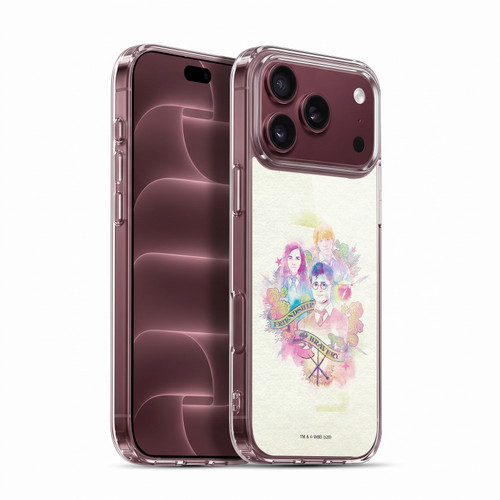 Harry Potter Deathly Hallows XXVI Harry, Ron & Hermione Soft Gel Case for Apple iPhone 18 Pro Max