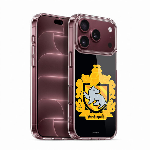 Harry Potter Deathly Hallows I Hufflepuff Crest Soft Gel Case for Apple iPhone 18 Pro