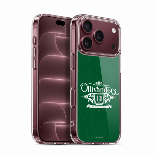 Harry Potter Locations Typography Ollivanders Soft Gel Case for Apple iPhone 18 Pro