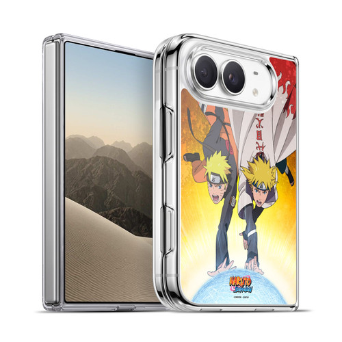 Naruto Shippuden Key Art Naruto And Minato Soft Gel Case for Apple iPhone Duo