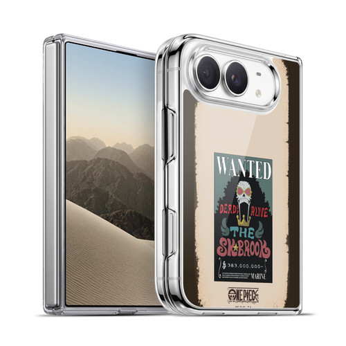 One Piece Wanted Poster Brook Soft Gel Case for Apple iPhone Duo