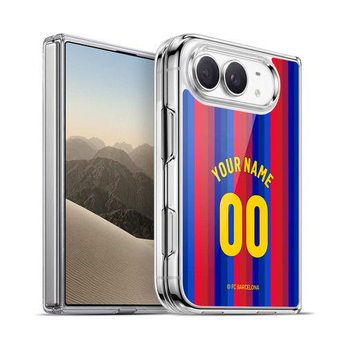 Custom Customised Personalised FC Barcelona 2026/27 Crest Kit Home Soft Gel Case for Apple iPhone Duo