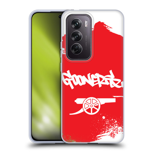 Arsenal FC Graffiti Art Gunners Soft Gel Case for OPPO Reno12 Pro 5G