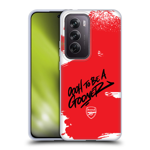 Arsenal FC Graffiti Art Oh To Be Soft Gel Case for OPPO Reno12 Pro 5G