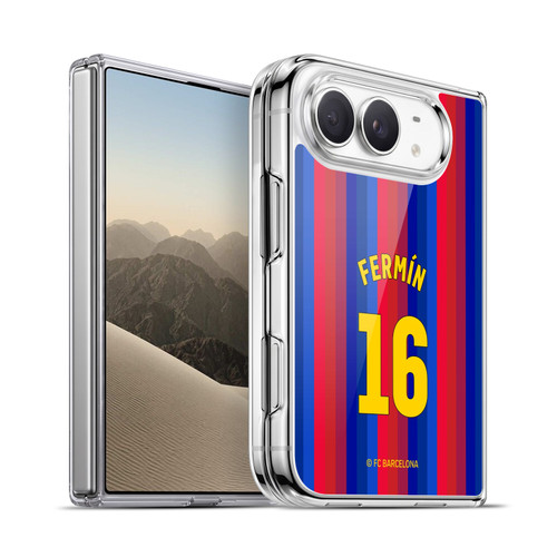 FC Barcelona 2026/27 Players Home Kit Fermín López Soft Gel Case for Apple iPhone Duo