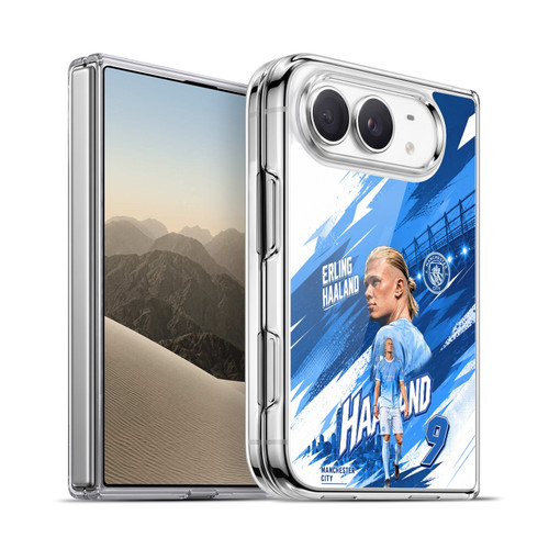 Manchester City Man City FC 2026/27 First Team Erling Haaland Soft Gel Case for Apple iPhone Duo