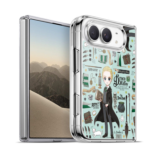 Harry Potter Deathly Hallows XXXVII Draco Pattern Soft Gel Case for Apple iPhone Duo