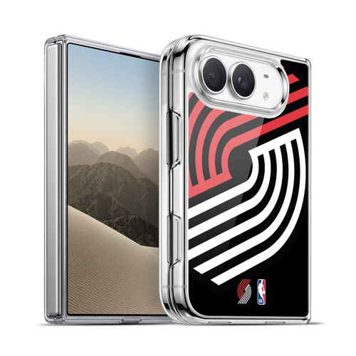 NBA Portland Trail Blazers Logo Oversized Soft Gel Case for Apple iPhone Duo