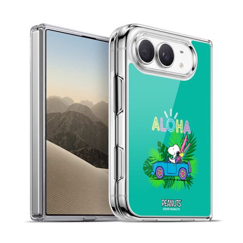 Peanuts Snoopy Aloha Disco Tropical Surf Soft Gel Case for Apple iPhone Duo