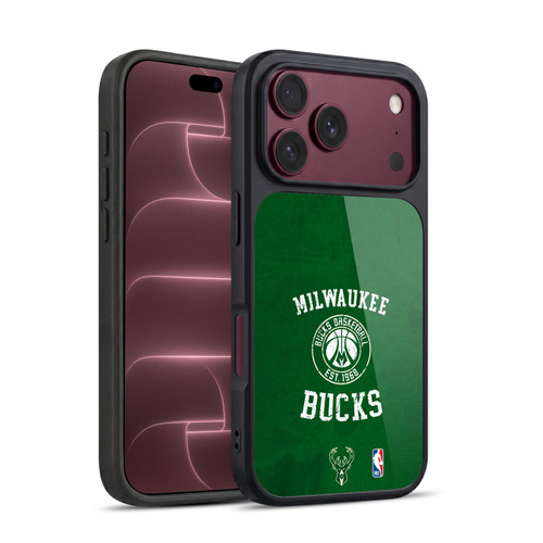 NBA Milwaukee Bucks Distressed Gel Armour Case For Apple iPhone 18 Pro