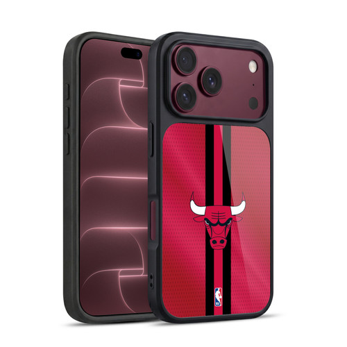 NBA Chicago Bulls Stripes Gel Armour Case For Apple iPhone 18 Pro