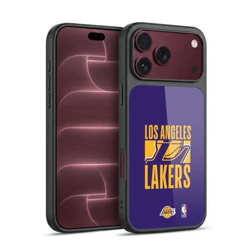 NBA Los Angeles Lakers Typography Gel Armour Case For Apple iPhone 18 Pro Max