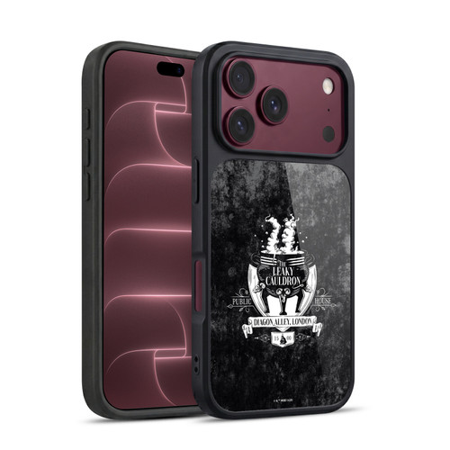 Harry Potter Locations Typography The Leaky Cauldron Gel Armour Case For Apple iPhone 18 Pro