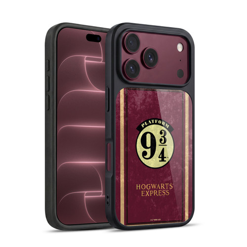 Harry Potter Locations Typography Platform 9 3/4 Gel Armour Case For Apple iPhone 18 Pro