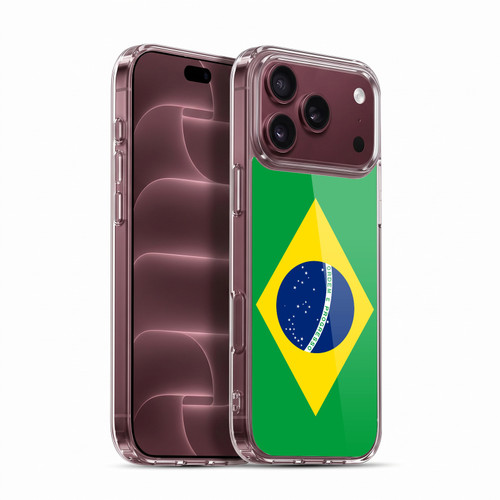 Head Case Designs Football Country Flags Brazil Brazilian Brasil Soft Gel Case for Apple iPhone 18 Pro Max