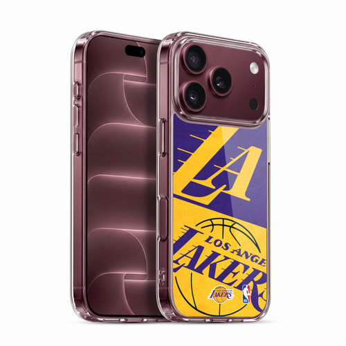 NBA Los Angeles Lakers Half Oversized Soft Gel Case for Apple iPhone 18 Pro
