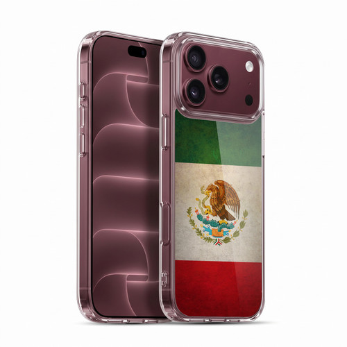 Head Case Designs Football Grunge Country Flags Mexico Mexican México Aztec Soft Gel Case for Apple iPhone 18 Pro Max