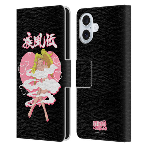 Naruto Shippuden Art Oiroke No Jutsu Leather Book Wallet Case Cover For Apple iPhone 16 Plus