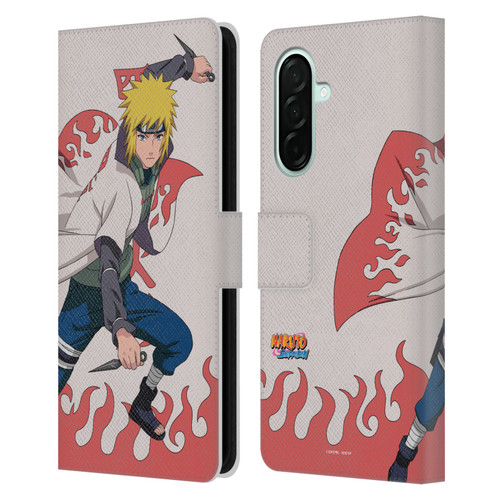 Naruto Shippuden Character Art Minato Namikaze Leather Book Wallet Case Cover For Samsung Galaxy A26 5G