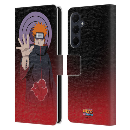 Naruto Shippuden Character Art Pain Leather Book Wallet Case Cover For Samsung Galaxy A35 5G