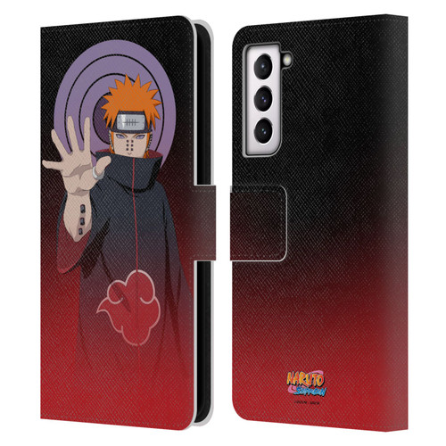 Naruto Shippuden Character Art Pain Leather Book Wallet Case Cover For Samsung Galaxy S21 5G