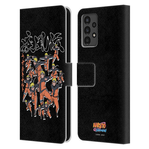 Naruto Shippuden Art Kage Bunshin Leather Book Wallet Case Cover For Samsung Galaxy A13 (2022)