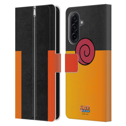 Naruto Shippuden Iconic Naruto Costume Leather Book Wallet Case Cover For Samsung Galaxy A17 4G / 5G