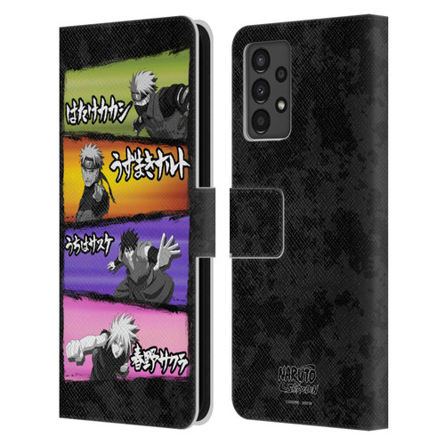 Naruto Shippuden Art Kakashi Naruto Sasuke Sakura Leather Book Wallet Case Cover For Samsung Galaxy A13 (2022)