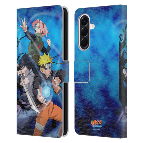 Naruto Shippuden Key Art Team 7 Leather Book Wallet Case Cover For Samsung Galaxy A56 5G