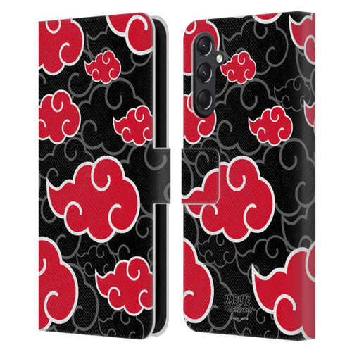 Naruto Shippuden Iconic Akatsuki Leather Book Wallet Case Cover For Samsung Galaxy A24 4G / M34 5G