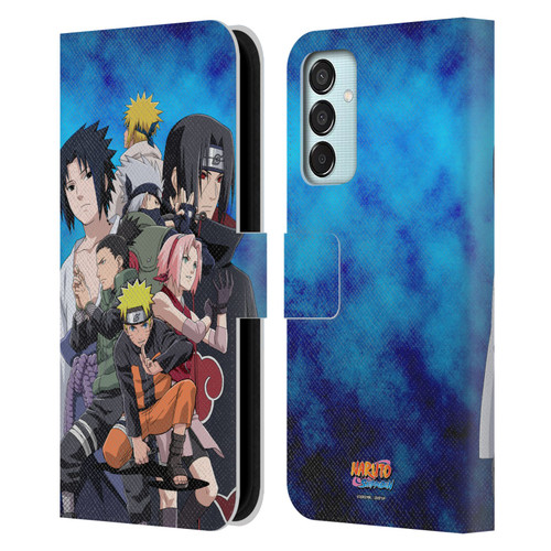 Naruto Shippuden Key Art Konoha Leather Book Wallet Case Cover For Samsung Galaxy M15/F15 5G
