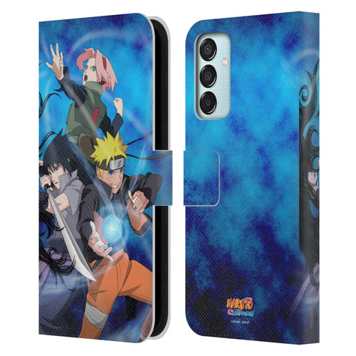 Naruto Shippuden Key Art Team 7 Leather Book Wallet Case Cover For Samsung Galaxy M15/F15 5G