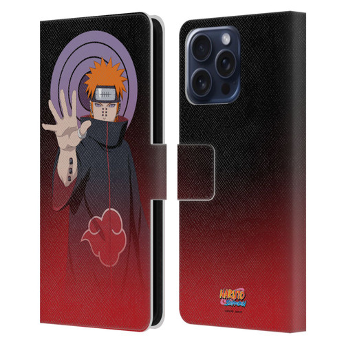 Naruto Shippuden Character Art Pain Leather Book Wallet Case Cover For Samsung Galaxy S25 FE