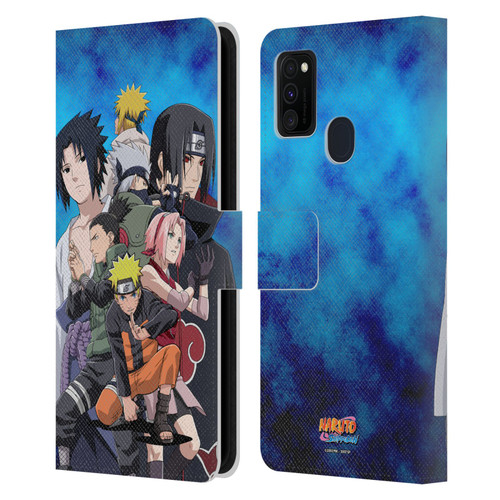 Naruto Shippuden Key Art Konoha Leather Book Wallet Case Cover For Samsung Galaxy M30s (2019)/M21 (2020)