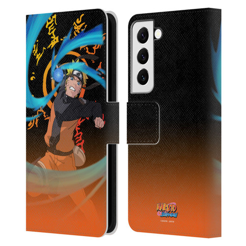 Naruto Shippuden Character Art Naruto Uzumaki Leather Book Wallet Case Cover For Samsung Galaxy S22 5G