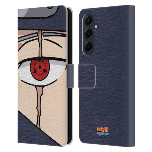 Naruto Shippuden Iconic Kakashi Sharingan Leather Book Wallet Case Cover For Samsung Galaxy A55 5G