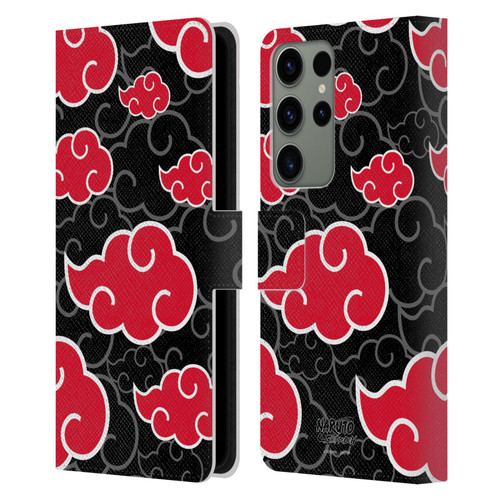 Naruto Shippuden Iconic Akatsuki Leather Book Wallet Case Cover For Samsung Galaxy S23 Ultra 5G