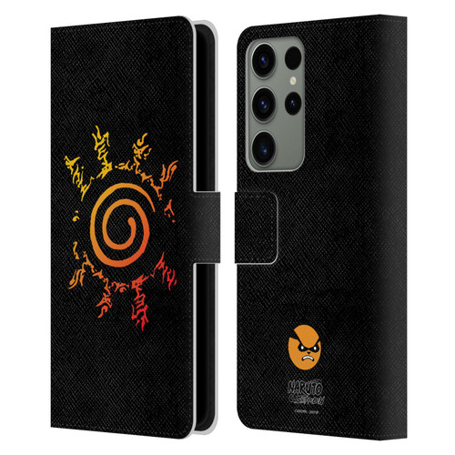 Naruto Shippuden Iconic Kurama Seal Leather Book Wallet Case Cover For Samsung Galaxy S23 Ultra 5G