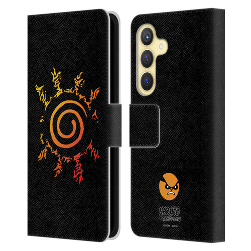 Naruto Shippuden Iconic Kurama Seal Leather Book Wallet Case Cover For Samsung Galaxy S24 5G