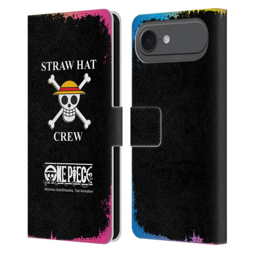 One Piece Graphic Art Colourful Crew Logo Leather Book Wallet Case Cover For Apple iPhone 17 Air