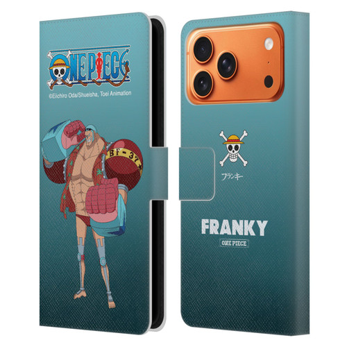 One Piece Graphic Art Franky Leather Book Wallet Case Cover For Apple iPhone 17 Pro Max