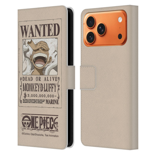 One Piece Graphic Art Luffy Gear 5 Poster Leather Book Wallet Case Cover For Apple iPhone 17 Pro Max