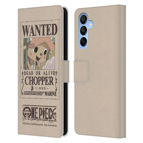 One Piece Wanted Poster Chopper Leather Book Wallet Case Cover For Samsung Galaxy A16 5G